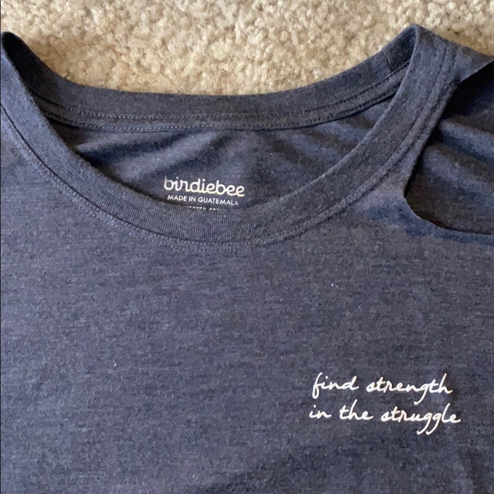 Navy birdiebee top